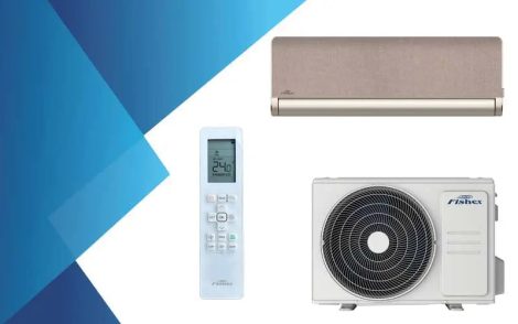 FISHER Art FSAIF-Art-94AE3-G-BR/FSOAIF-Art-94AE3 2,5 kW Arany - Aranybarna textil cserélhető előlappal R32-