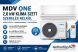 MDV One 2,6 kW klíma szett szerelés nélkül (cső + konzol benne az árban!) (R32, ONEA-026-IU / ONE1-026-OU)