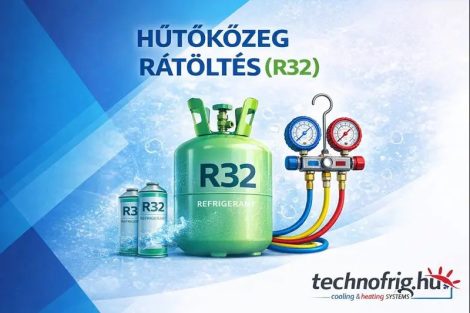 HŰTŐKÖZEG RÁTÖLTÉS (R32)-