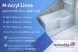M-Acryl Linea aszimmetrikus akril kád