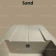 LUNART Maryland 771 x 430 x 168 mm egymedencés gránit mosogató csepptálcával, sand