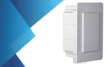   STY-300-KLE+MD falba építhető klímaszifon bűzzárral és műanyag dobozzal fehér-