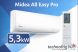 MIDEA All Easy Pro  MSEPCU-18HRFN8  multi beltéri egység 5,3 kW (R32)-
