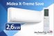 MIDEA Xtrame Save MSAGAU-09HRFNX 2,6 kW multi beltéri egység(R32)-