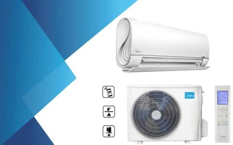 MIDEA Breezeless +  MSF3-12-SP oldalfali split 3,5 kW klíma szett-
